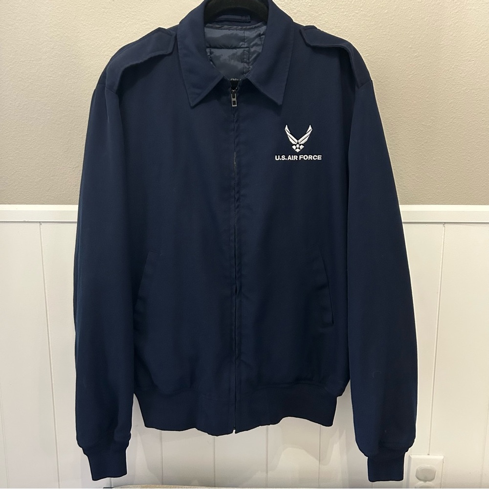 US Air Force Navy Bomber Jacket With Removable Liner Lightweight 44XL Military